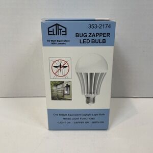 Elite‎ 353 2174 Bug Zapper LED Bulb 60 Watt Equivalent 800 Lumens